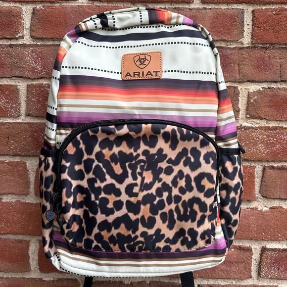 Ariat Serape Cheetah Backpack Multicolor Western Bag bookbag NEW main image 9